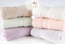 Shalla полотенца 100% хлопок в ассортименте (6шт. в уп.)